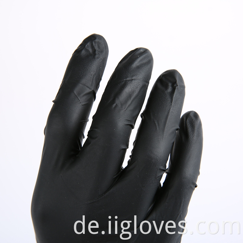 Disposable Black Nitrile Gloves